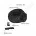Мишка Delux, DLM-517GX, Black, 1600dpi, безжична