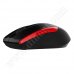 Мишка Delux, DLM-521GX, Black-Red, 1000dpi, безжична