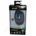 Мишка Delux, DLM-526GB, Black-Blue, 1000dpi, безжична
