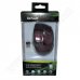 Мишка Delux, DLM-526GB, Black-Red, 1000dpi, безжична