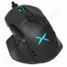 Мишка Delux, DLM-629BU, PMW3389, USB, Black, 16000dpi, жична