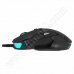 Мишка Delux, DLM-629BU, PMW3389, USB, Black, 16000dpi, жична