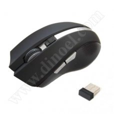 Мишка Delux, DLM-516GX, Black, 1600dpi, безжична