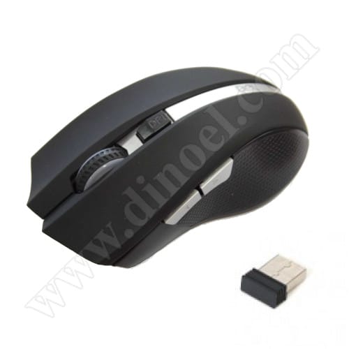 Мишка Delux, DLM-516GX, Black, 1600dpi, безжична