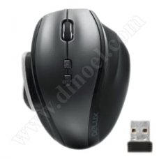 Мишка Delux, DLM-535, Black, 2400dpi, безжична