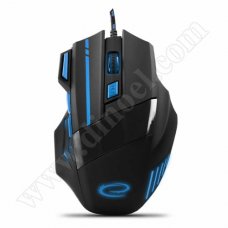 Мишка Esperanza, GAME, Wolf, EGM201B, 7D, USB, Blue, 2400dpi, жична