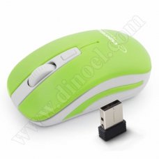 Мишка Esperanza, Uranus, EM126WG, 4D, Green, 1600dpi, безжична