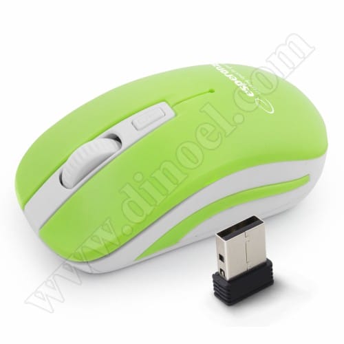 Мишка Esperanza, Uranus, EM126WG, 4D, Green, 1600dpi, безжична