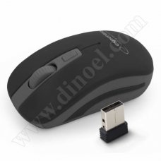 Мишка Esperanza, Uranus, EM126EK, 4D, Black, 1600dpi, безжична