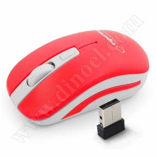 Мишка Esperanza, Uranus, EM126WR, 4D, Red, 1600dpi, безжична