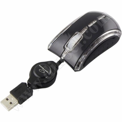 Мишка Esperanza, Celaneo, EM109K, USB, Black, 800dpi, жична