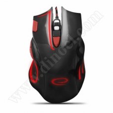 Мишка Esperanza, GAME, Hawk, EGM401R, 7D, USB, Black, 2400dpi, жична