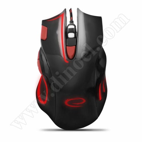 Мишка Esperanza, GAME, Hawk, EGM401R, 7D, USB, Black, 2400dpi, жична