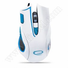 Мишка Esperanza, GAME, Hawk, EGM401W, 7D, USB, White, 2400dpi, жична