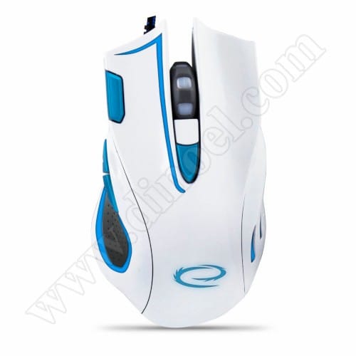 Мишка Esperanza, GAME, Hawk, EGM401W, 7D, USB, White, 2400dpi, жична