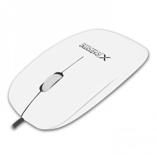 Мишка Extreme, Lacerta, XM111W, USB-C, White, 1000dpi, жична