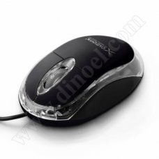 Мишка Extreme, Camille, XM102K, USB, Black, 1000dpi, жична