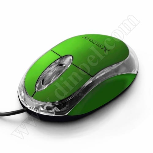 Мишка Extreme, Camille, XM102G, USB, Green,1000dp, жична
