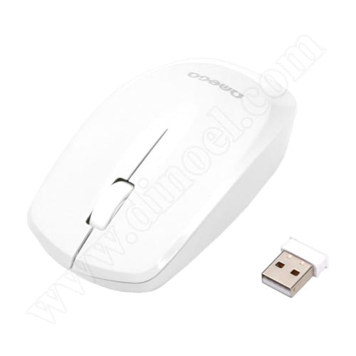 Мишка Omega, OM-229W, White, 1200dpi, безжична