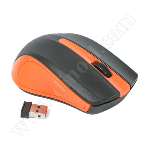 Мишка Omega, OM-419O, Orange, 1600dpi, безжична