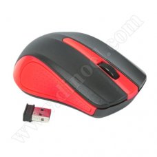 Мишка Omega, OM-419R, Red, 1200dpi, безжична