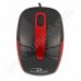 Мишка Titanium, Baracuda, TM108K, USB, Black-Red, 1000dpi, жична