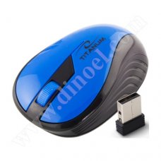 Мишка Titanium, Rainbow, TM114B, Blue, 1000dpi, безжична Мишка Titanium, Rainbow, TM114B, Blue, 1000dpi, безжична