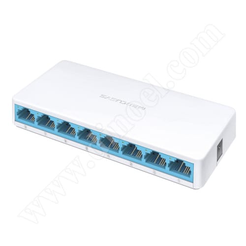 Mercusys, MS108, 10/100MB, 8 port, мрежов суич, разклонител 