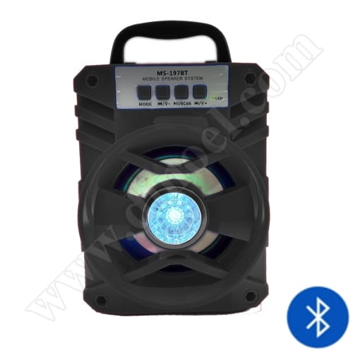 Преносим плеър DMC, MS-197BT, 8W, FM, USB, microSD, BT, Black