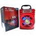 Преносим плеър DMC, MS-197BT, 8W, FM, USB, microSD, BT, Red