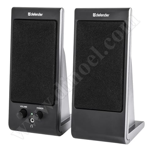 Тонколони Defender, SPK-170, 2x2W, USB, Black