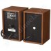 Тонколони Genius, SP-HF160, 2x 2W, USB, Wooden Style, Brown