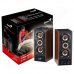 Тонколони Genius, SP-HF800A, 2x 10W, Wooden Style, Brown