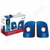 Тонколони Genius, SP-U115, 2x 0.75W, USB, Blue, Black