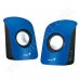 Тонколони Genius, SP-U115, 2x 0.75W, USB, Blue, Black