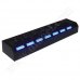 Разклонител Enjoy Life, EL-12054, USB 2.0, HUB, LED Light, Black