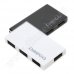 Разклонител Omega, Box, OUH24BW, USB 2.0, HUB, White