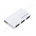 Разклонител Omega, Box, OUH24BW, USB 2.0, HUB, White