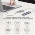 Разклонител RoTech, RT-53003, USB 3.0, Type-C, HUB, Silver