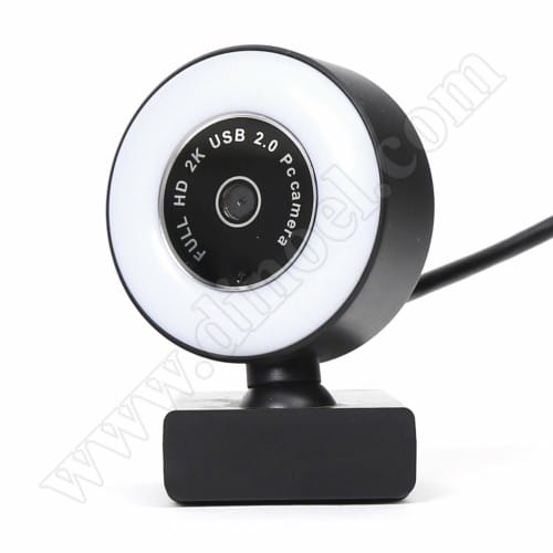 Уеб камера Platinet, PCWC2KAF, LED, USB, 2К, Black