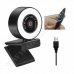 Уеб камера Platinet, PCWC2KAF, LED, USB, 2К, Black